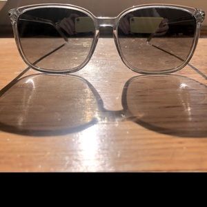 Transparent Gray SL37 Saint Laurent Sunglasses